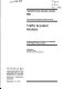 Traffic accident analysis : 4 reports prepared for the 53rd annual meeting of the Highway Research Board.