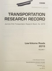Low-volume roads 2015.