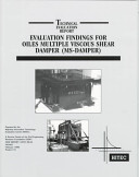 Evaluation findings for Oiles multiple viscous shear damper (MS-Damper) /