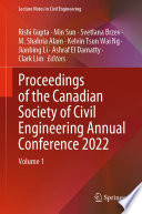 Proceedings of the Canadian Society of Civil Engineering Annual Conference 2022 : Volume 1 /