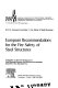 European recommendations for the fire safety of steel structures : calculation of the fire resistance of load bearing elements and structural assemblies exposed to the standard fire /