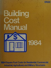 Building cost manual, 1984 /