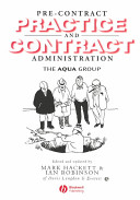 Pre-contract practice and Contract administration for the building team /