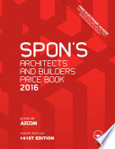 Spon's architect's and builders' price book.