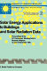 Solar energy applications to buildings and solar radiation data : proceedings of the EC Contractors' Meeting held in Brussels, Belgium, 13 and 14 November 1986 /