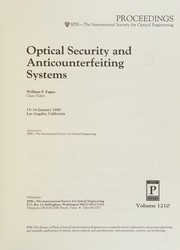 Optical security and anticounterfeiting systems : 15-16 January 1990, Los Angeles, California /