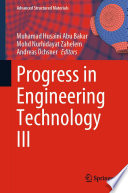 Progress in Engineering Technology III /