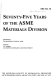 Seventy-five years of the ASME Materials Division /