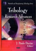 Tribology research advances /
