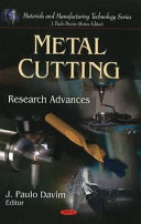 Metal cutting : research advances /