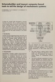 Mechatronics--the integration of engineering design : papers prepared for the University of Dundee and the Solid Mechanics and Machine Systems Group of the Institution of Mechanical Engineers /