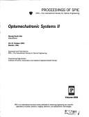 Optomechatronic systems II : 29-31 October 2001, Newton, USA /