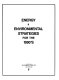 Energy & environmental strategies for the 1990's /