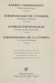 Energy terminology : a multi-lingual glossary /