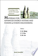 Materials for advanced energy systems and fission & fusion engineering : proceedings of the seventh China-Japan symposium, Lanzhou, China, 29 July-2 August 2002 /