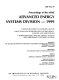 Proceedings of the ASME Advanced Energy Systems Division, 1999 : presented at the 1999 ASME International Mechanical Engineering Congress and Exposition : November 14-19, 1999, Nashville, Tennessee /