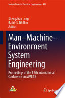 Man-Machine-Environment System Engineering : Proceedings of the 17th International Conference on MMESE /