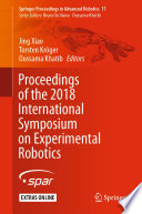 Proceedings of the 2018 International Symposium on Experimental Robotics /
