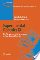 Experimental robotics IX : the 9th International Symposium on Experimental Robotics /