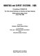 Robotics and expert systems - 1985 ; proceedings of ROBEXS '85, the First Annual Workshop on Robotics and Expert Systems, NASA/Johnson Space Center, June 27-28, 1985 /