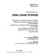 Proceedings of 2004 ASME Power : presented at the 2004 ASME Power Conference : March 30-April 1, 2004, Baltimore, Maryland, USA /