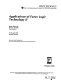 Applications of fuzzy logic technology II : 19-21 April, 1995, Orlando, Florida /