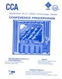 Proceedings of the 2000 IEEE International Conference on Control Applications : September 25-27, 2000, Anchorage, Alaska /