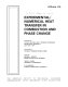 Experimental/numerical heat transfer in combustion and phase change : presented at the 28th National Heat Transfer Conference, Minneapolis, Minnesota, July 28-31, 1991 /