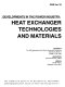 Developments in the power industry : heat exchanger technologies and materials /
