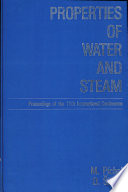 Properties of water and steam : proceedings of the 11th International Conference /
