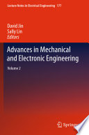 Advances in mechanical and electronic engineering.