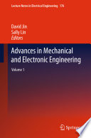 Advances in mechanical and electronic engineering.