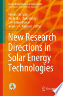 New Research Directions in Solar Energy Technologies /