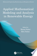 Applied mathematical modeling and analysis in renewable energy /