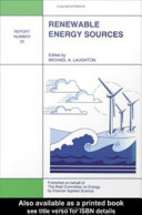 Renewable energy sources /