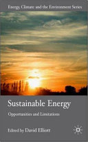Sustainable energy : opportunities and limitations /