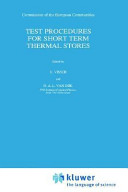 Test procedures for short term thermal stores /