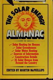 The Solar energy almanac /