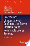 Proceedings of International Conference on Power Electronics and Renewable Energy Systems : ICPERES 2021 /
