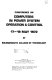 Conference on Computers in Power System Operation & Control, 17-19 May 1972, at Bournemouth College of Technology /