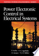 Power electronic control in electrical systems /