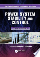 Power system stability and control /