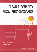 Clean electricity from photovoltaics /