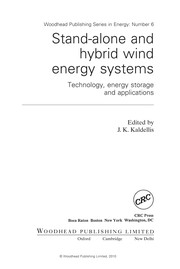 Stand-alone and hybrid wind energy systems : technology, energy storage and applications /
