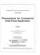 Photovoltaics for commercial solar power applications : 18-19 September 1986, Cambridge, Massachusetts /