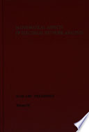 Mathematical aspects of electrical network analysis /