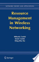 Resource management in wireless networking /