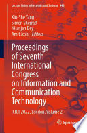 Proceedings of Seventh International Congress on Information and Communication Technology : ICICT 2022, London, Volume 2 /