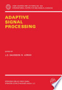 Adaptive signal processing /