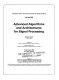 Advanced algorithms and architectures for signal processing : 19-20 August 1986, San Diego, California /